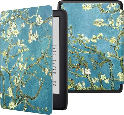 MoKo Funda compatible con Kindle (10 generación versión 2019 solamente), funda ligera de alta calidad con función de apagado automático, no es
