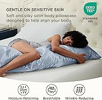 Vista 118 de Bedsure Fundas de almohada de satén, similares a las fundas de almohada de seda tamaño Queen, juego de 2, fundas de almohada para mujeres que