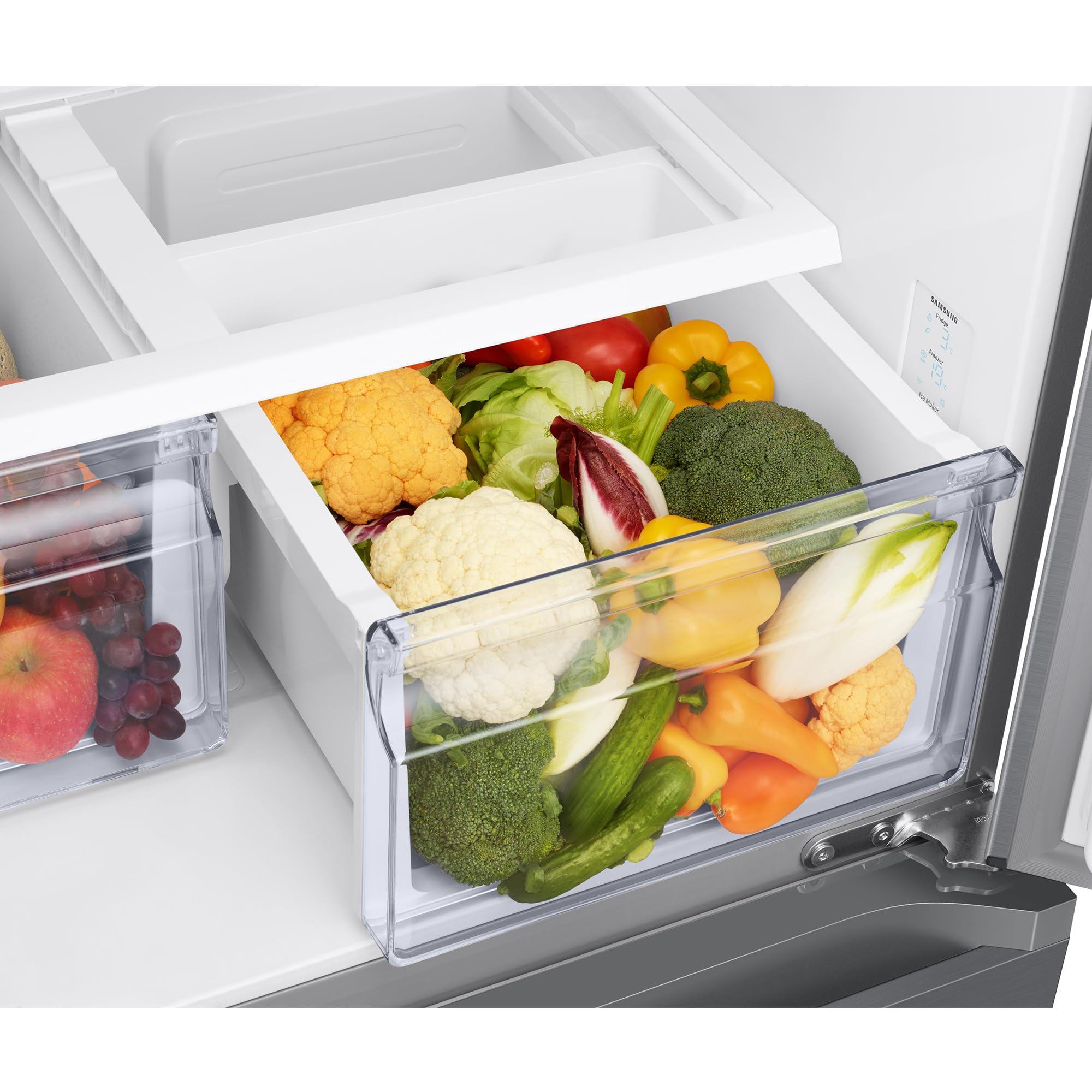 Samsung Frigorífico French Door AI 177.5cm Twin Cooling Plus™ 495L Clase E Inox RF50C530ES9/EF