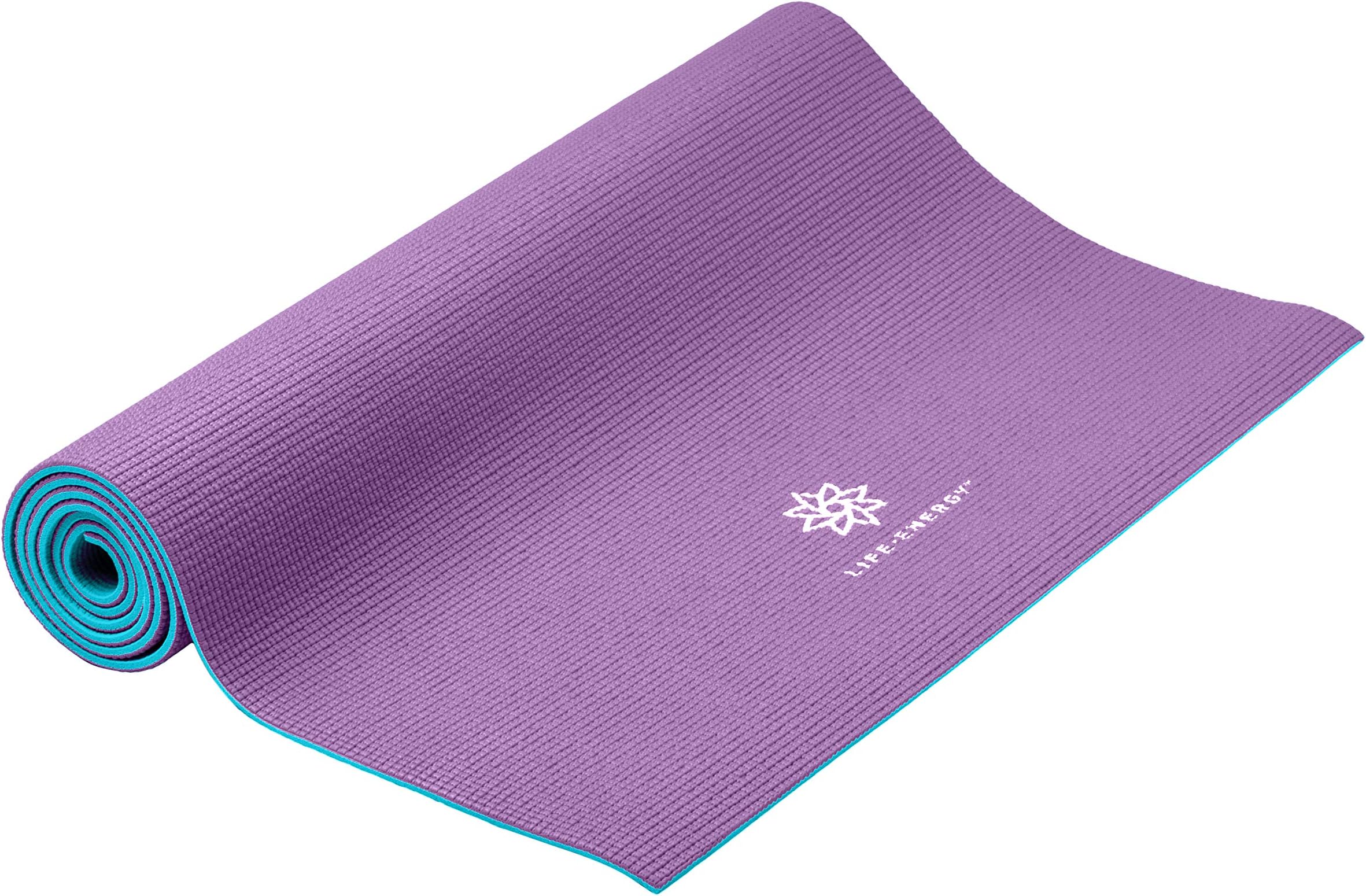 Reversible Non-Slip Exercise Yoga Mat, 6 mm Thick