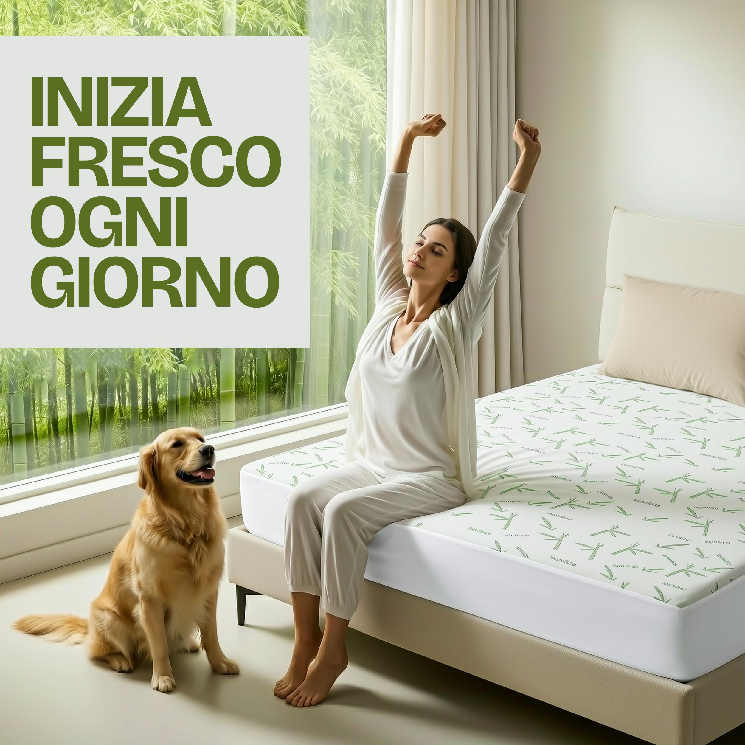 Utopia Bedding Coprimaterasso Singolo Impermeabile 90 x 190 x 30 cm, Certificato OEKO-TEX, Proteggi Materasso, Traspirante, Lavabile, Stile Montato Tutto Intorno Elastico