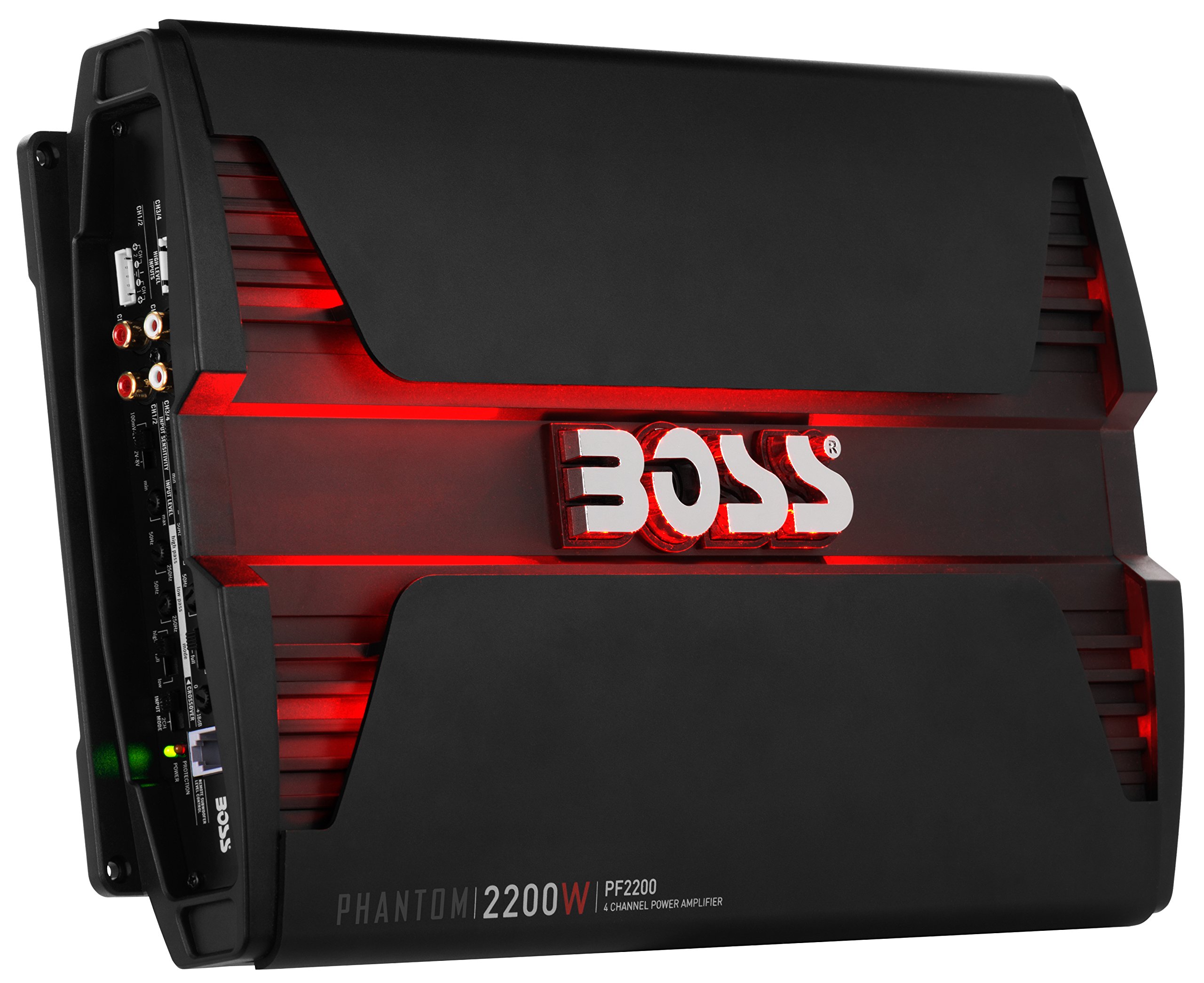 BOSS Audio Systems PF2200 Phantom 2200 Watt, 4 Channel, 2 4 Ohm Stable