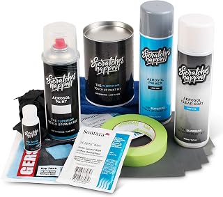 ScratchesHappen Exact-Match Touch Up Paint Kit Compatible with Infiniti Black Obsidian (KH3) - Aerosol, Complete