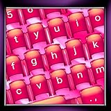 ピンクのキーボード