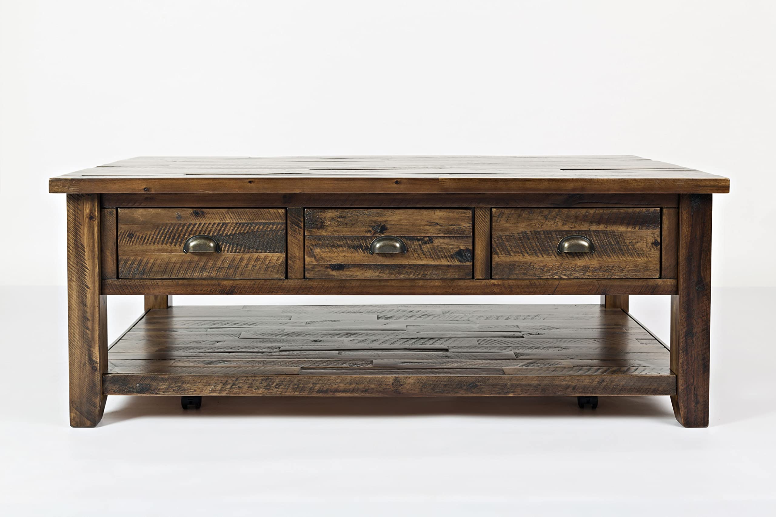 Jofran Artisans Craft Farmhouse Coffee Table Brown