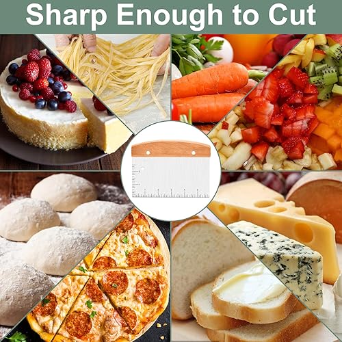 Miniatura 6 de Leonyo Juego de 8 espátulas para plancha, espátulas de metal de acero inoxidable para parrilla Teppanyaki de hierro fundido, barbacoa, utensilios