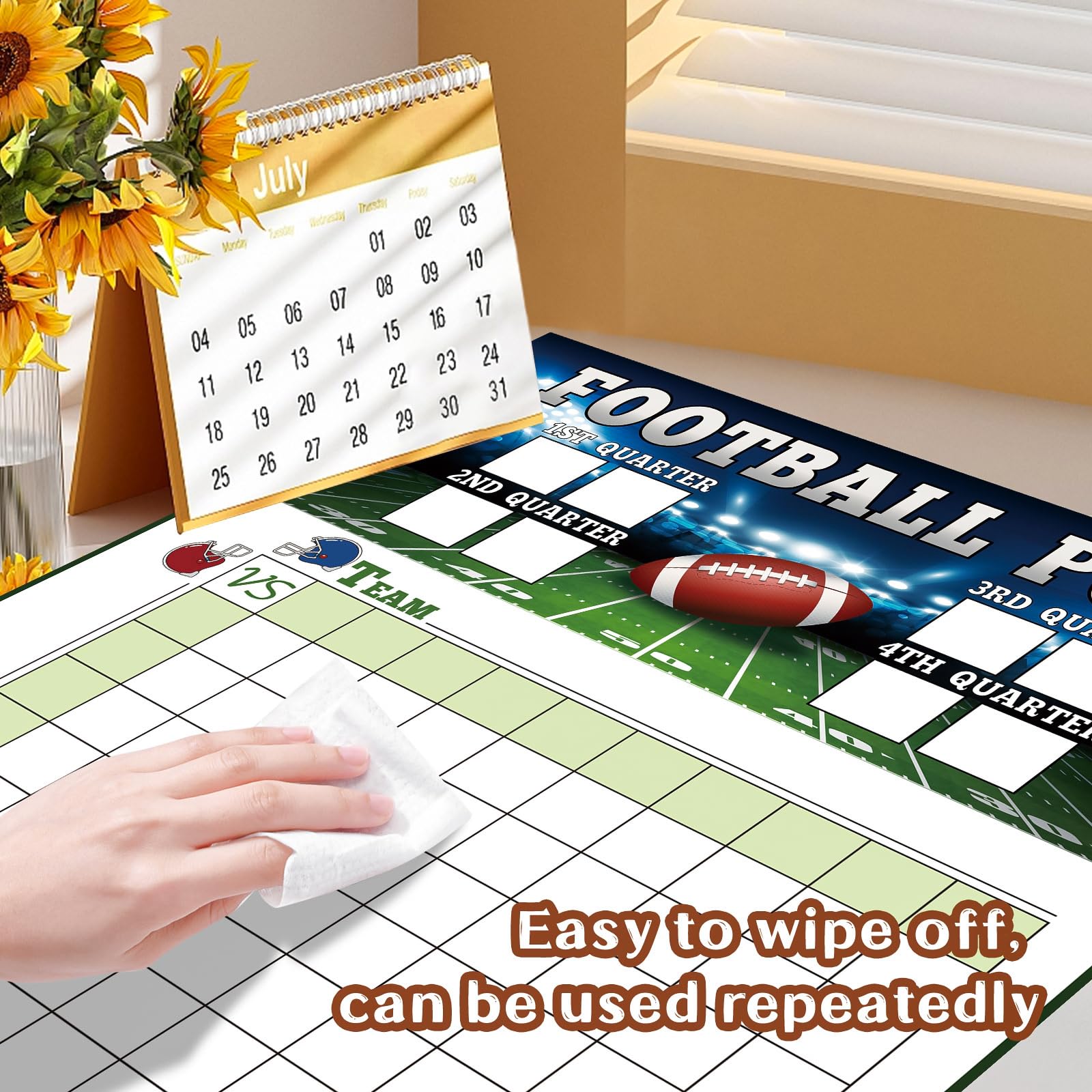Amazon.com: Large Football Pool Poster 16.2 X 23.6 Inch