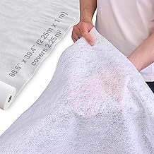 Non Woven Geotextile Membrane 88.6” x 393.7” (2.25m x 10m) – Durable Landscaping Fabric for Soakaways, Drainage, Gravel & Artificial Grass Underlay – Weed Suppressant & Ground Stabilisation Sheet
