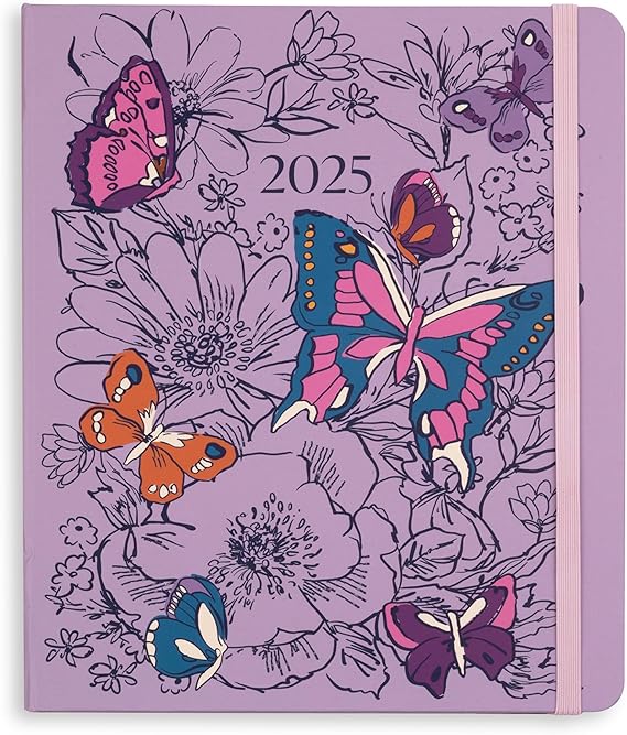 Vera Bradley 2025 Large Planner Daily Weekly & Monthly, 12