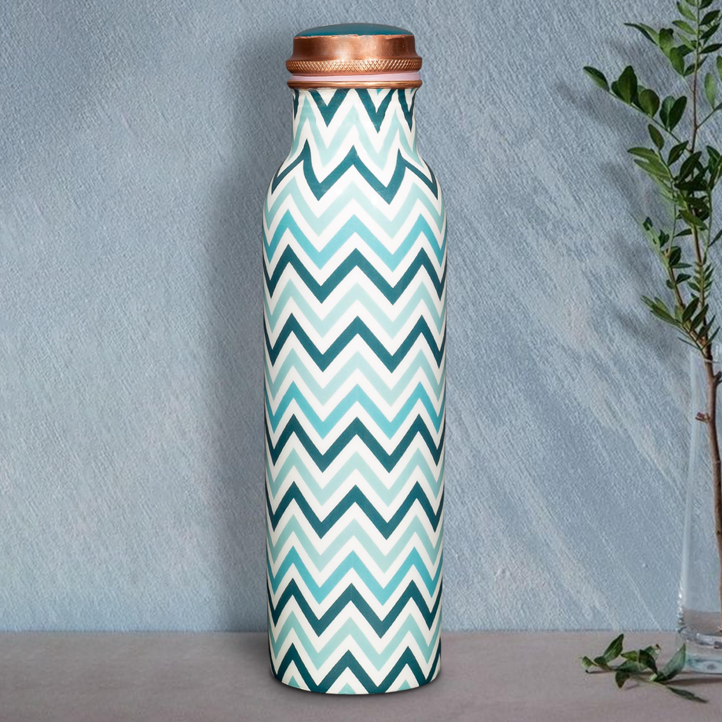 Allo Pure Copper Water Bottle - 1L Leakproof -8