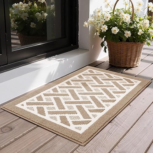 Miniatura 327 de GRANNY SAYS Felpudo para interiores, 32 x 48 pulgadas, antideslizante, tapete grande para puerta, tapete de bienvenida para exteriores, lavable