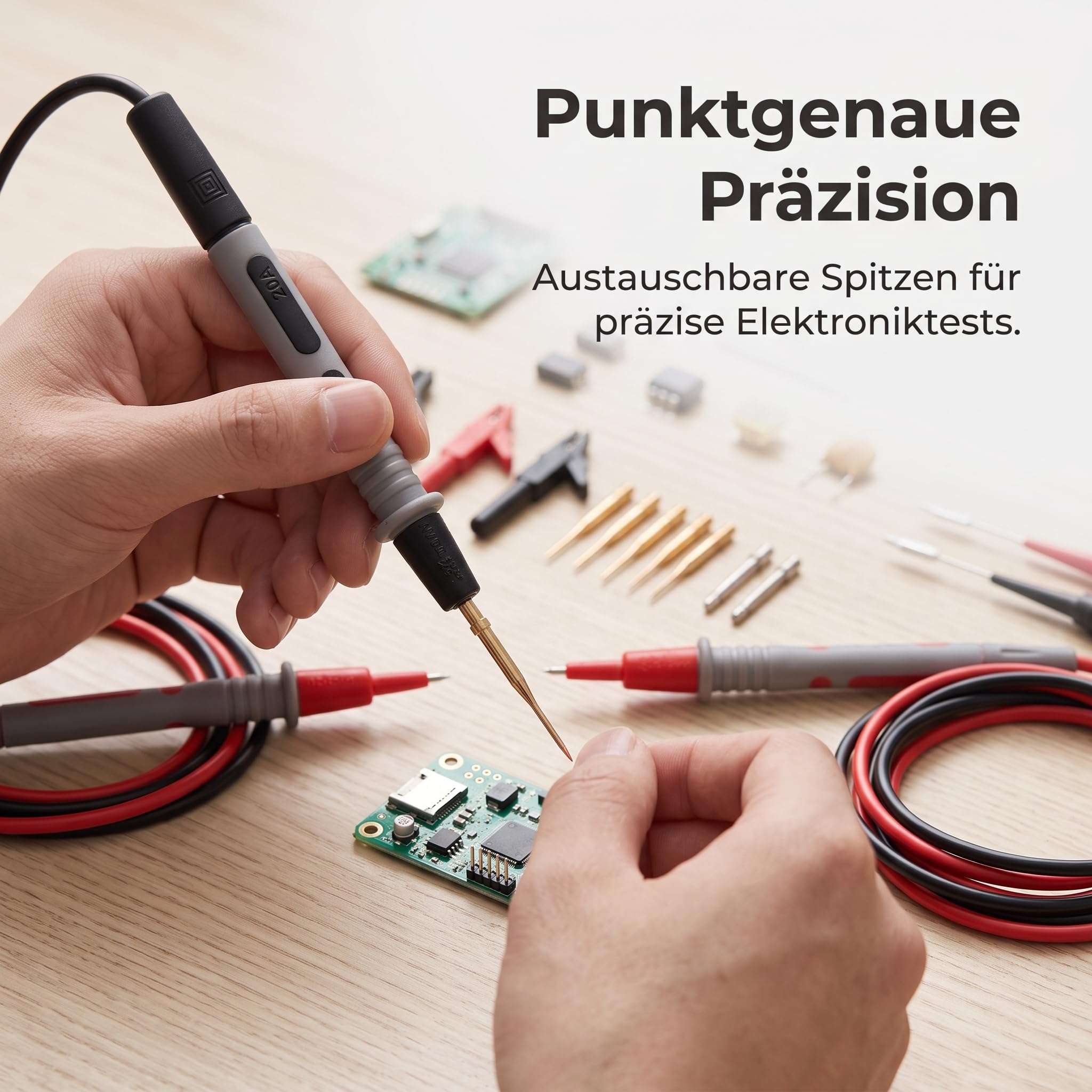 Multimeter Messen und spitzen-Set mit Krokodilklemmen für präzise elektrische Tests