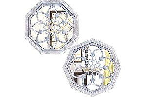 2 PCS Decorative Wall Mirror Set