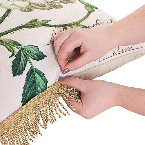 Miniatura 35 de Borde de flecos de lingote de 2 1/2 pulgadas (estilo # EF25) rosa polvoriento #K13 (rosa claro) paquete de 5 yardas (15 pies/14.8 ft)