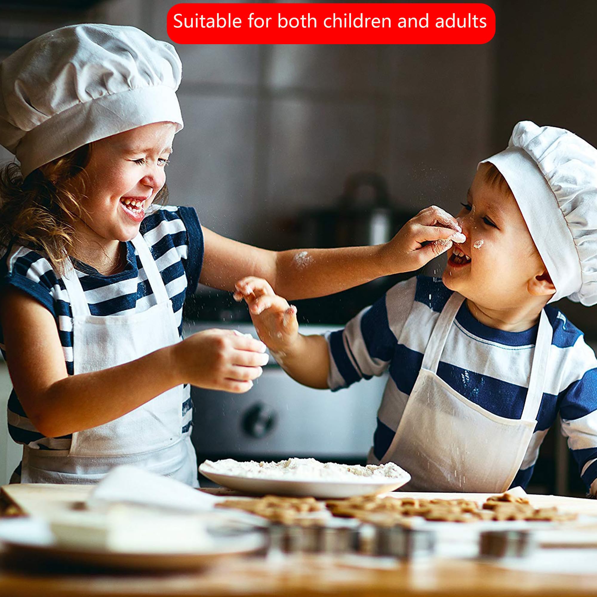 laeeyin 1 sztuka czapka kucharska unisex czapka kucharska dla dorosłych szefa kuchni czapka regulowana dla mężczyzn i kobiet restauracja gotowanie BBQ pieczenie