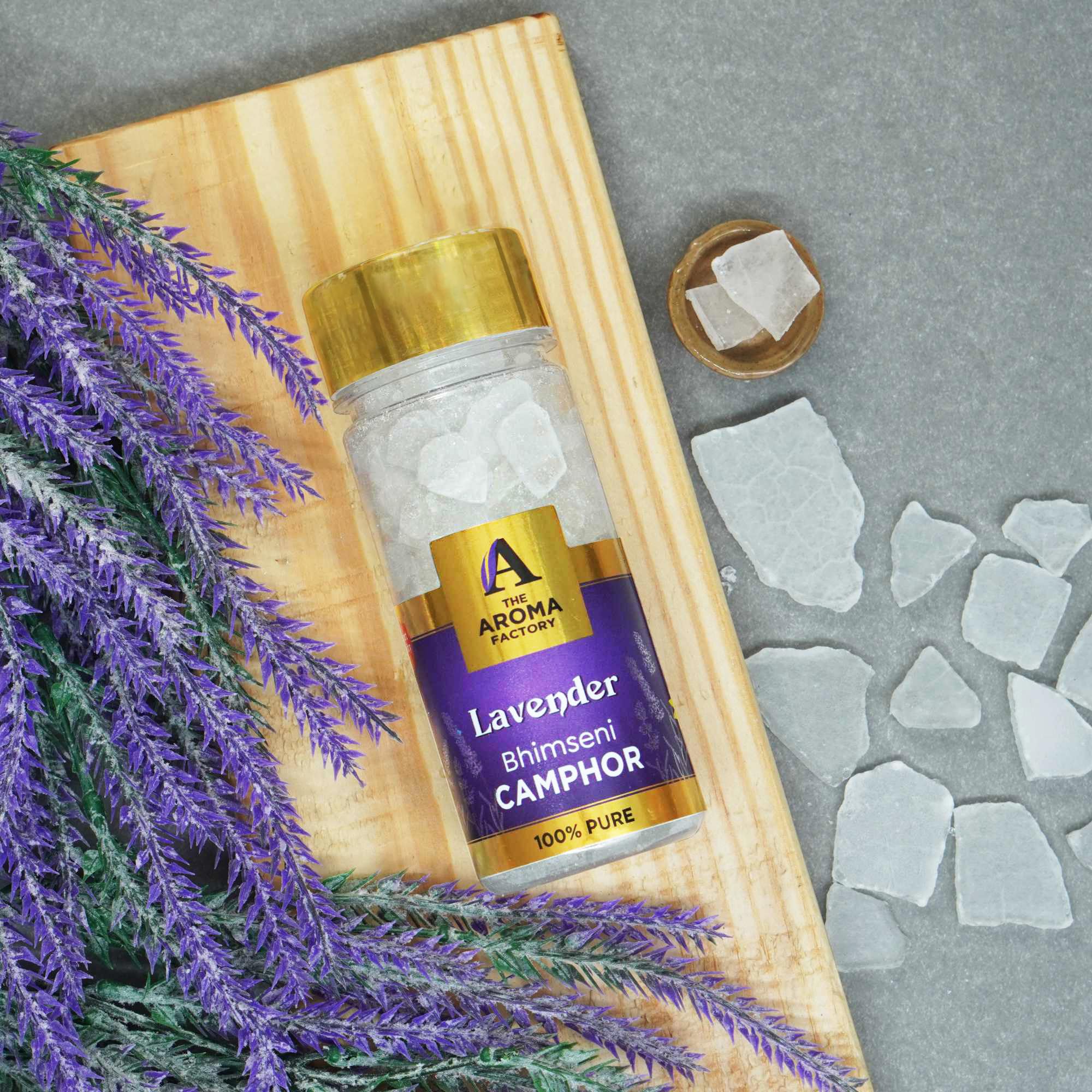 Pure Bhimseni Lavender Camphor - The Aroma Factory -6 Pure Bhimseni Lavender Camphor - The Aroma Factory -6