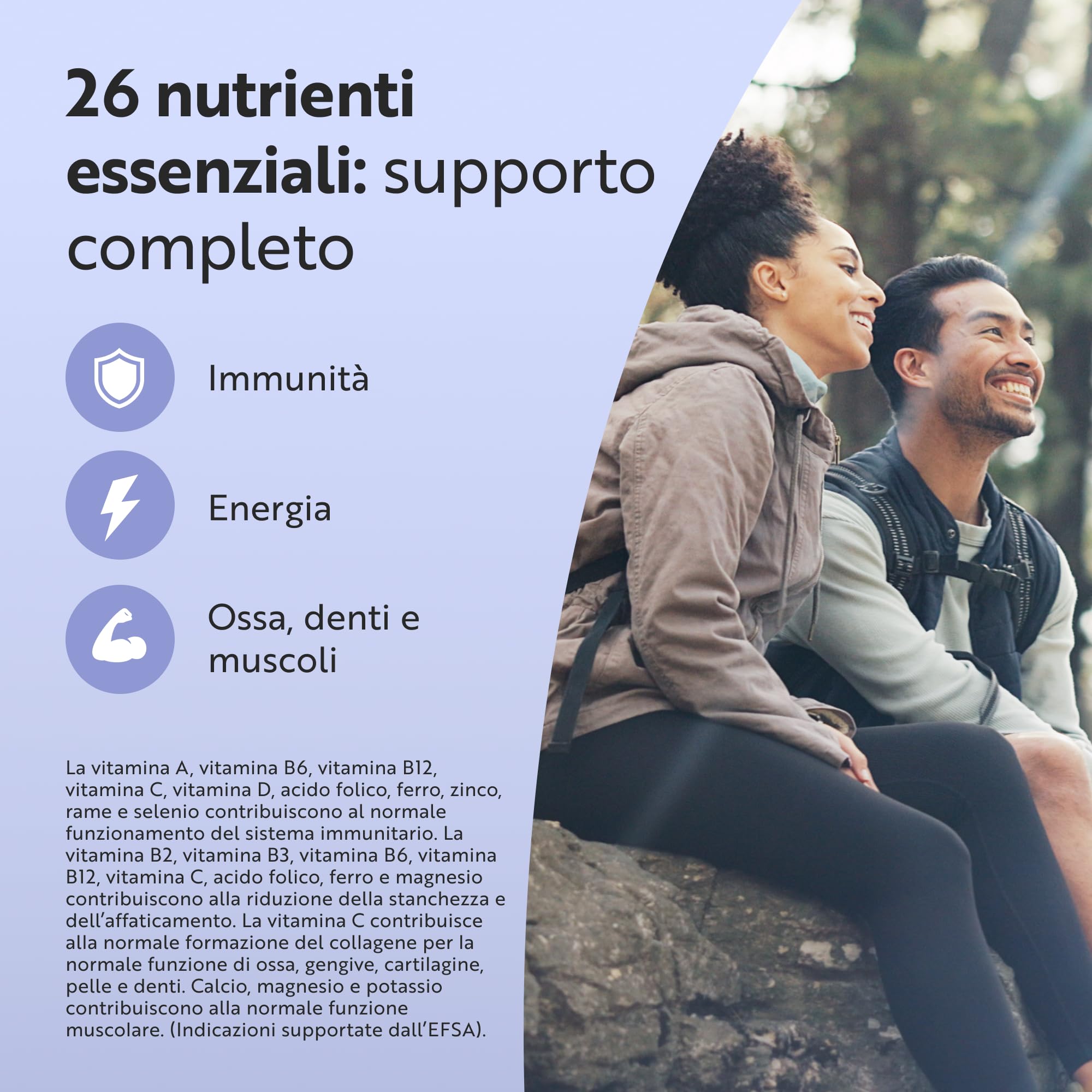 Nutravita Multivitaminico Completo - 365 Compresse Vegane, Fornitura di 1 anno - Multivitaminico Uomini & Donne - 26 Vitamine e Minerali Essenziali - Vitamine A, B, C, D, K, Zinco, Magnesio e Potassio