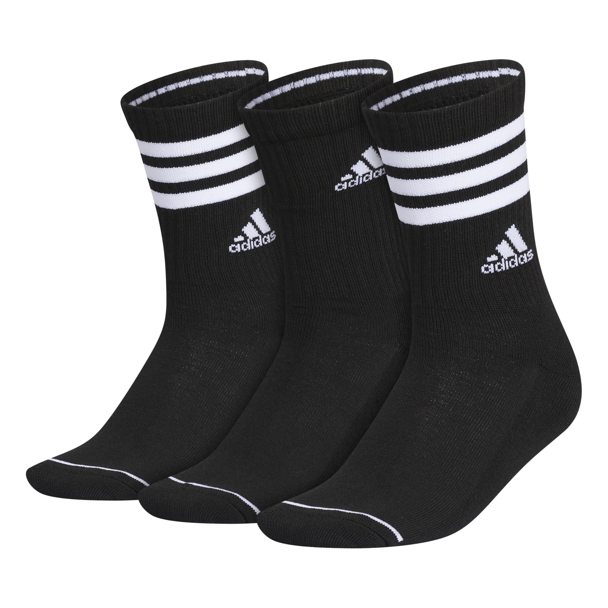 adidas Damskie skarpety z 3 paskami (3 pary) z kompresją łuku