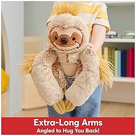 GUND Augie Sloth Plush, Premium Stuffed Animal for Ages 1 and Up, Tan/Copper, 15