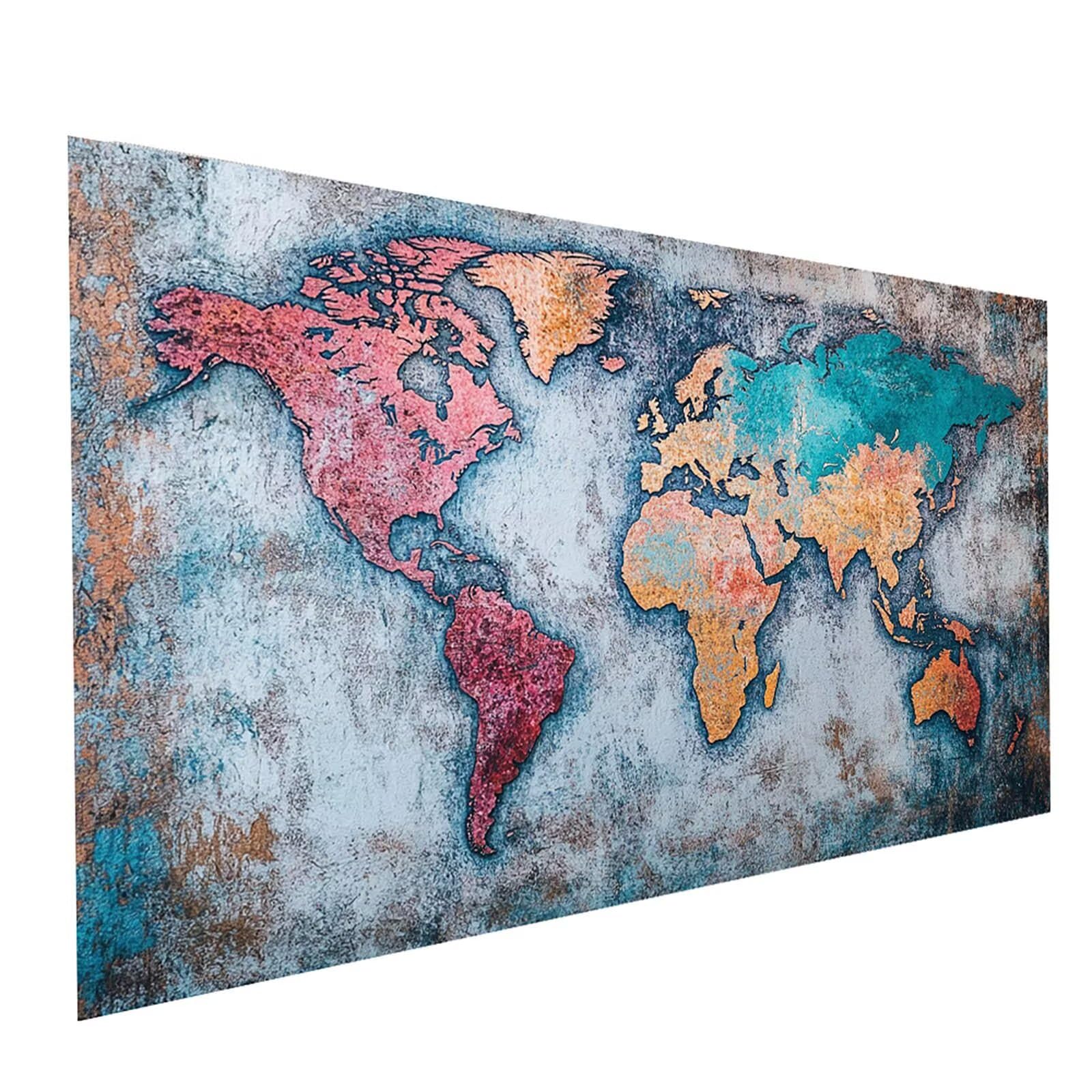 5D DIY Diamond Painting Mapa, Diamentowe Malowanie Według Liczb Dorośli Mapa Świata Zestaw Do Haftu Kwadratowego Full Wiertła Diamentowe Malarstwo 70 x 140 cm, Zestaw do malowania diamentowego jako