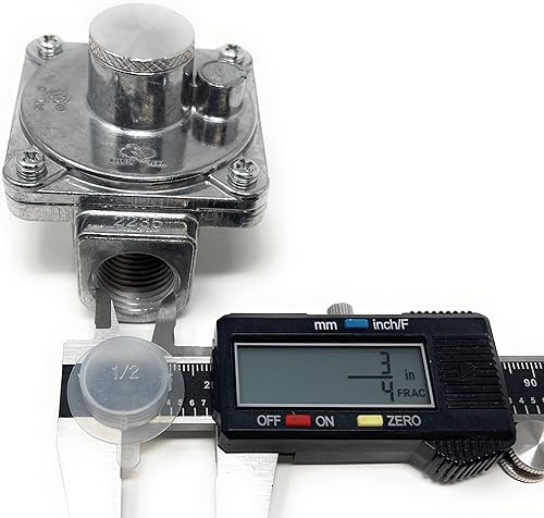 Miniatura 6 de MI MADOL IMPORTS, LLC MADOL Kit regulador de conversión de propano líquido a gas natural 949-064 Convierte tu parrilla de gas LP a gas natural 12"