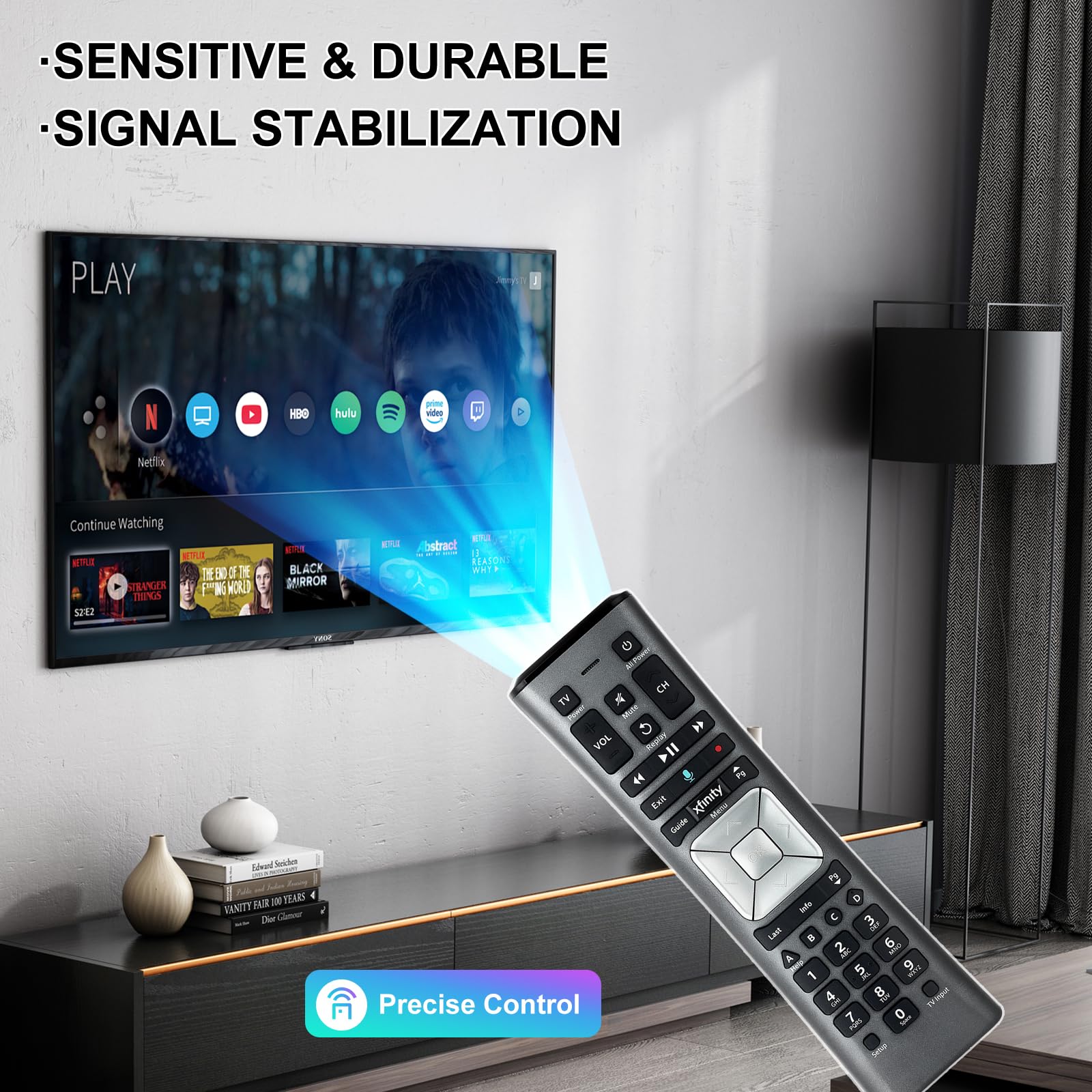Telecomando vocale XR11 compatibile con telecomando XFinity Comcast attivato via cavo TV