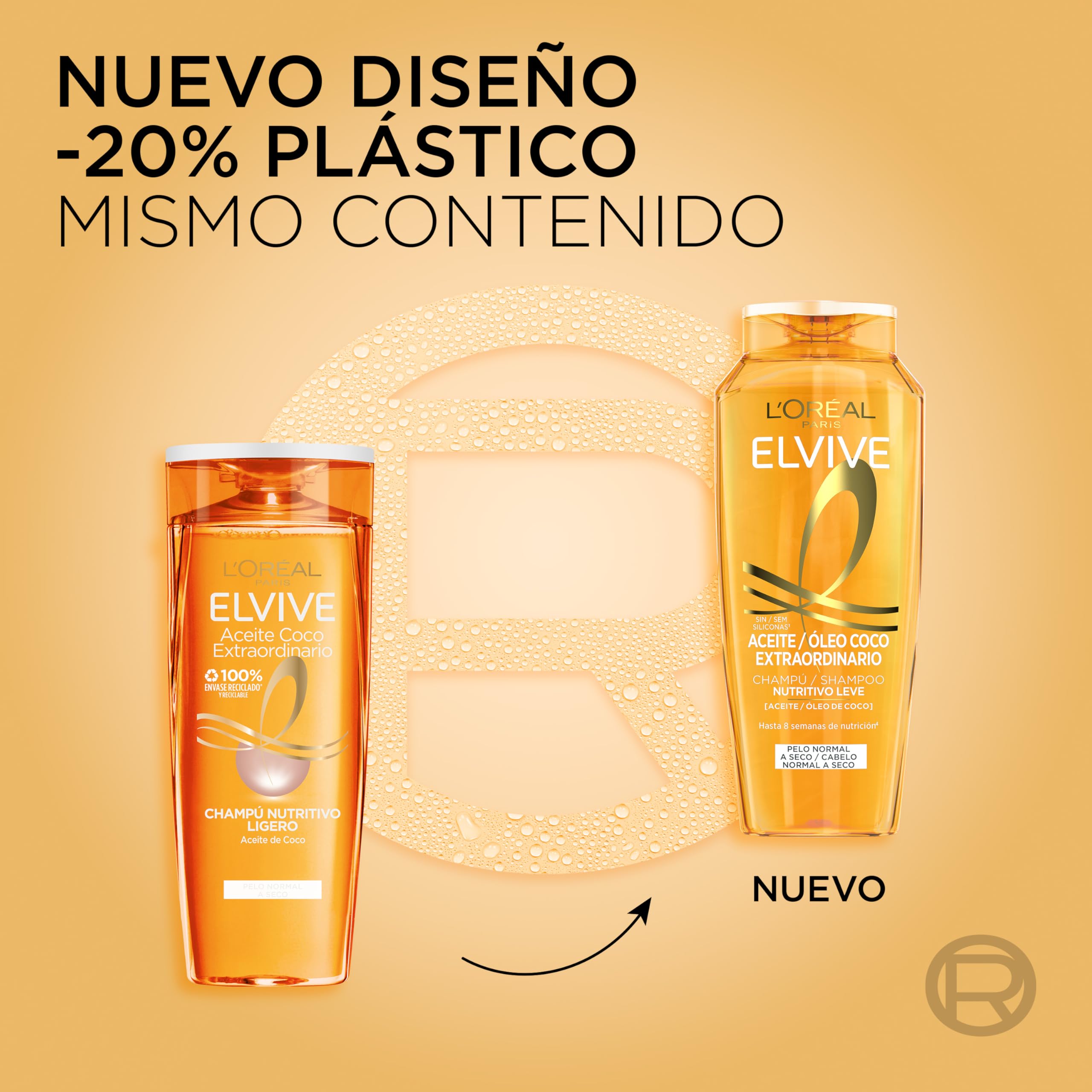 L'Oréal Paris Elvital Coconut Magic Oil Shampoo (300ml), 300 ml (Pack of 1) - Image 2
