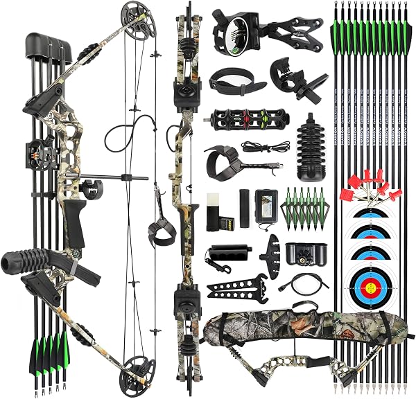 Surwolf X8 Compound Bow Set for Hunting and Targeting