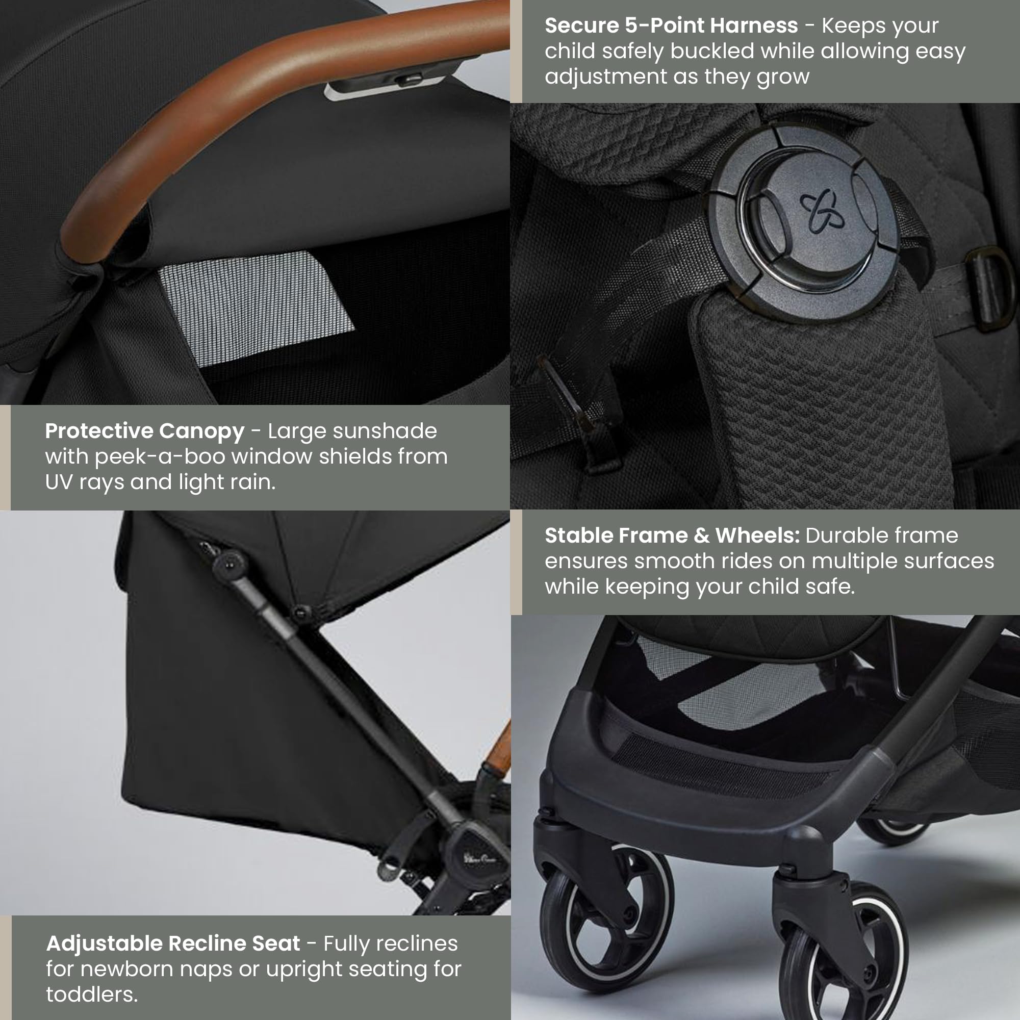 Amazon.com : Silver Cross Clic Compact Travel Stroller – (Space