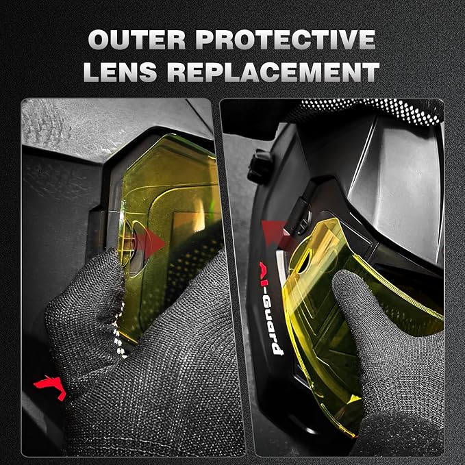 Casco de soldar automático ARCCAPTAIN con pantalla grande miniatura 2