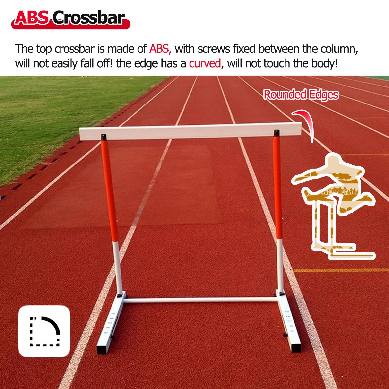 Equipo de práctica Deportiva: Vallas de 120 cm para Entrenamiento de Agilidad, Vallas de Velocidad Profesionales Ajustables para Entrenadores atléticos, Equipo de Entrenamiento de