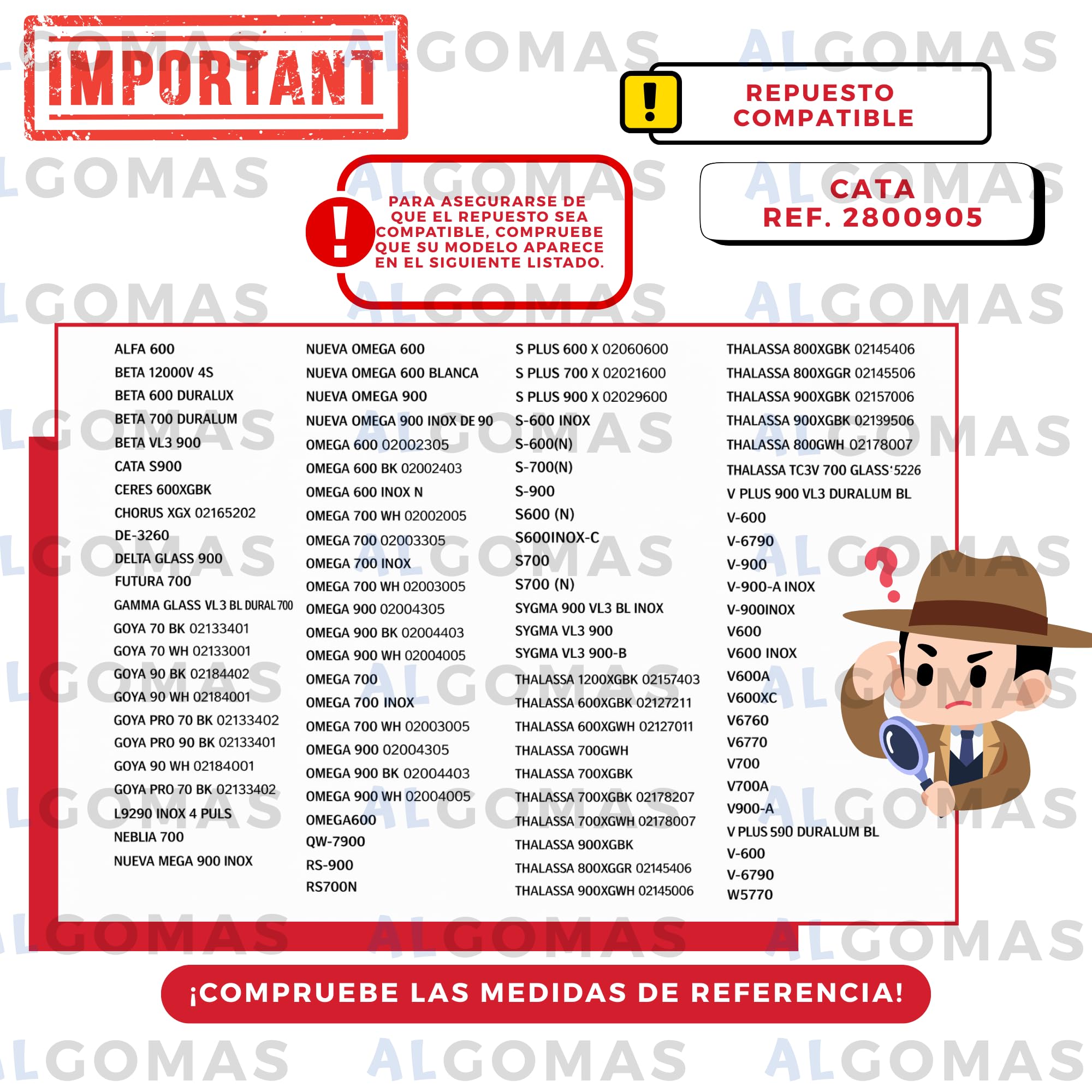 ALGOMAS® Filtros Campana Extractora Pack 2 | Filtro Metálico Antigrasa Aluminio 26x32 cm | Repuesto Compatible con Cata Ref. 2800905 | Protege Motor y Aire Cocina · imagen 5