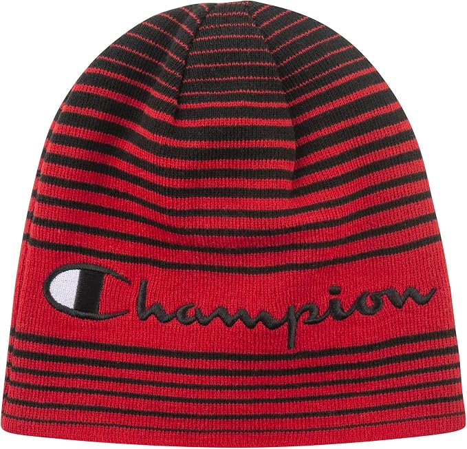 Champion Reversible Beanie Cappello Invernale, Rosso/Nero, Taglia Unica  Unisex-Adulto : Amazon.it: Abbigliamento