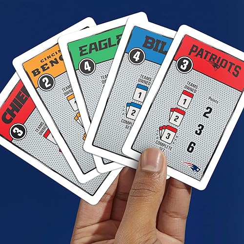 Miniatura 4 de Monopoly Deal NFL Edition Game  Juego de cartas con licencia oficial de la NFL para familias y niños  A partir de 8 años  2 a 5 jugadores  15
