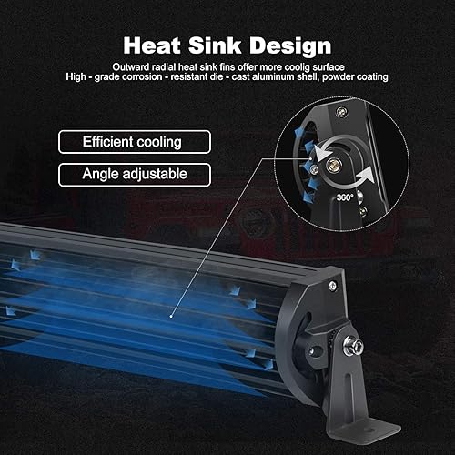 Miniatura 4 de Barra de luz LED curvada, visión de terreno de 50 pulgadas, triple fila 936 W, haz combinado de luz todoterreno, 2 piezas de 4 pulgadas, 60 W, luces