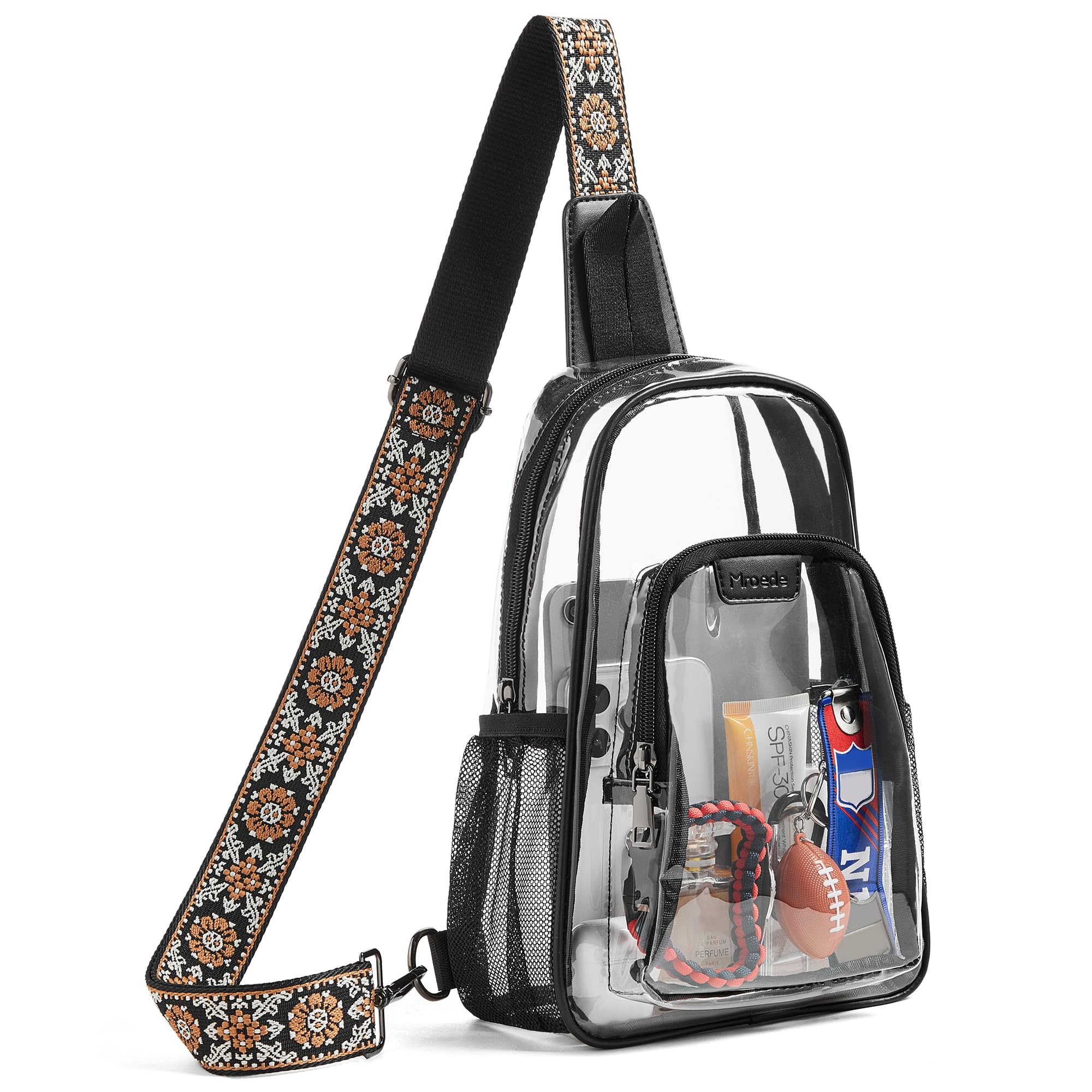Clear Bag for Stadium Events Approved Clear Purses for Women Crossbody Transparent Bag Stadium Bags for Concert Sport