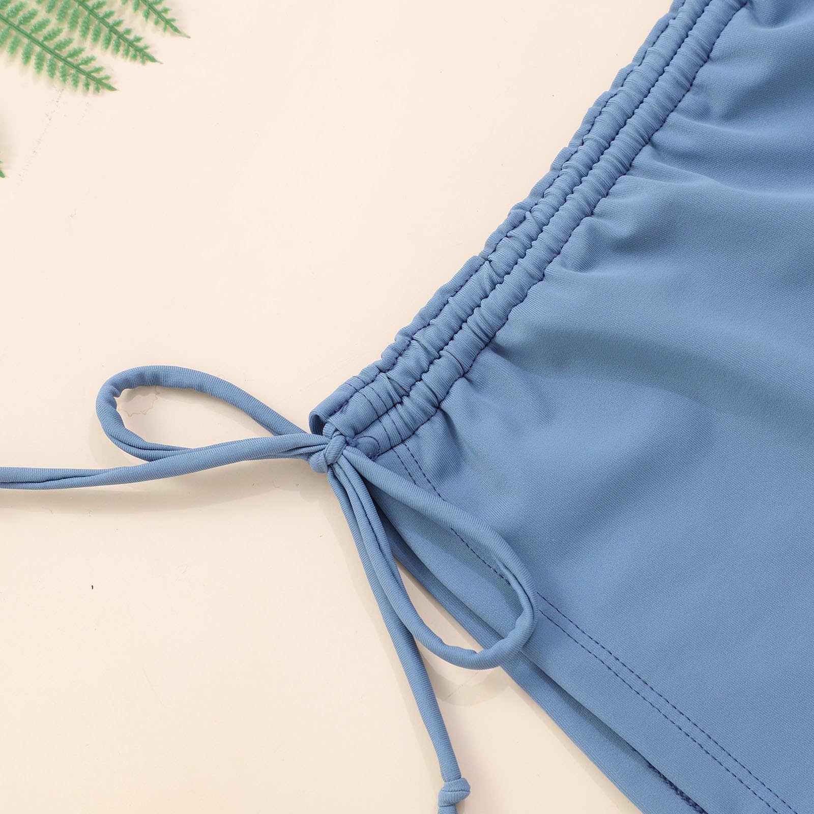Traje de baño para niña de 2 piezas, traje de baño de dos piezas con acolchado, top y pantalones cortos de baño, conjunto de trajes de baño para niñas de 6 a 13 años