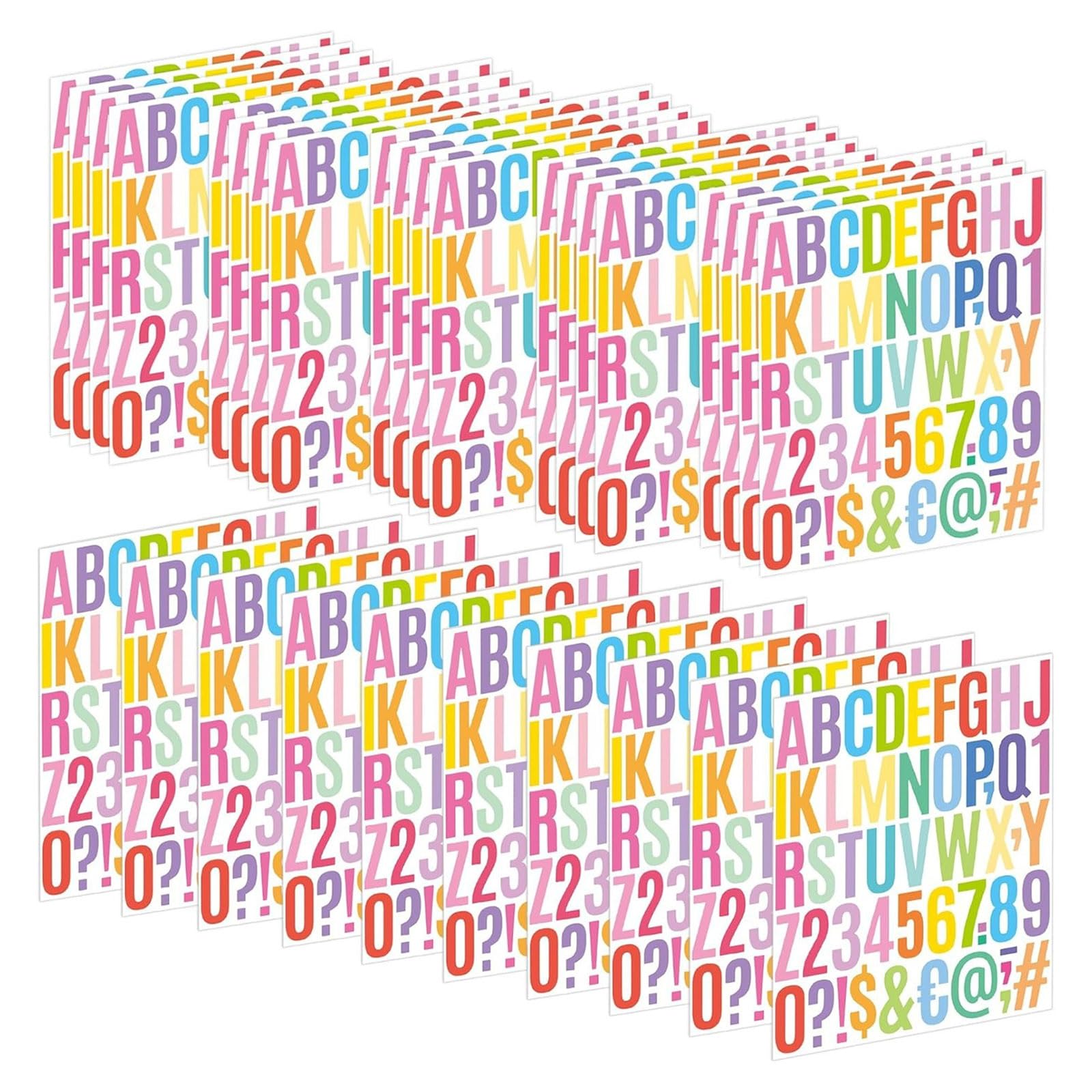 Xjdzineq 30Sheets Large Gold Letter Sticker Gold Glittering Letter Number for Scrapbooking Journal Notebook Photo Album Decorative