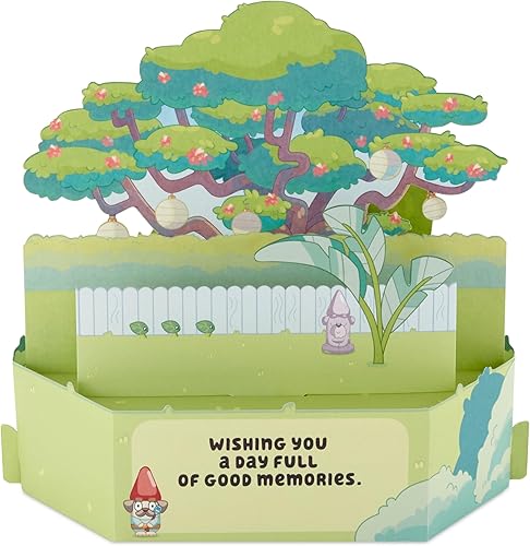 Miniatura 2 de Hallmark Paper Wonder Bluey - Tarjeta desplegable para cumpleaños de niños, regreso a clases, aliento