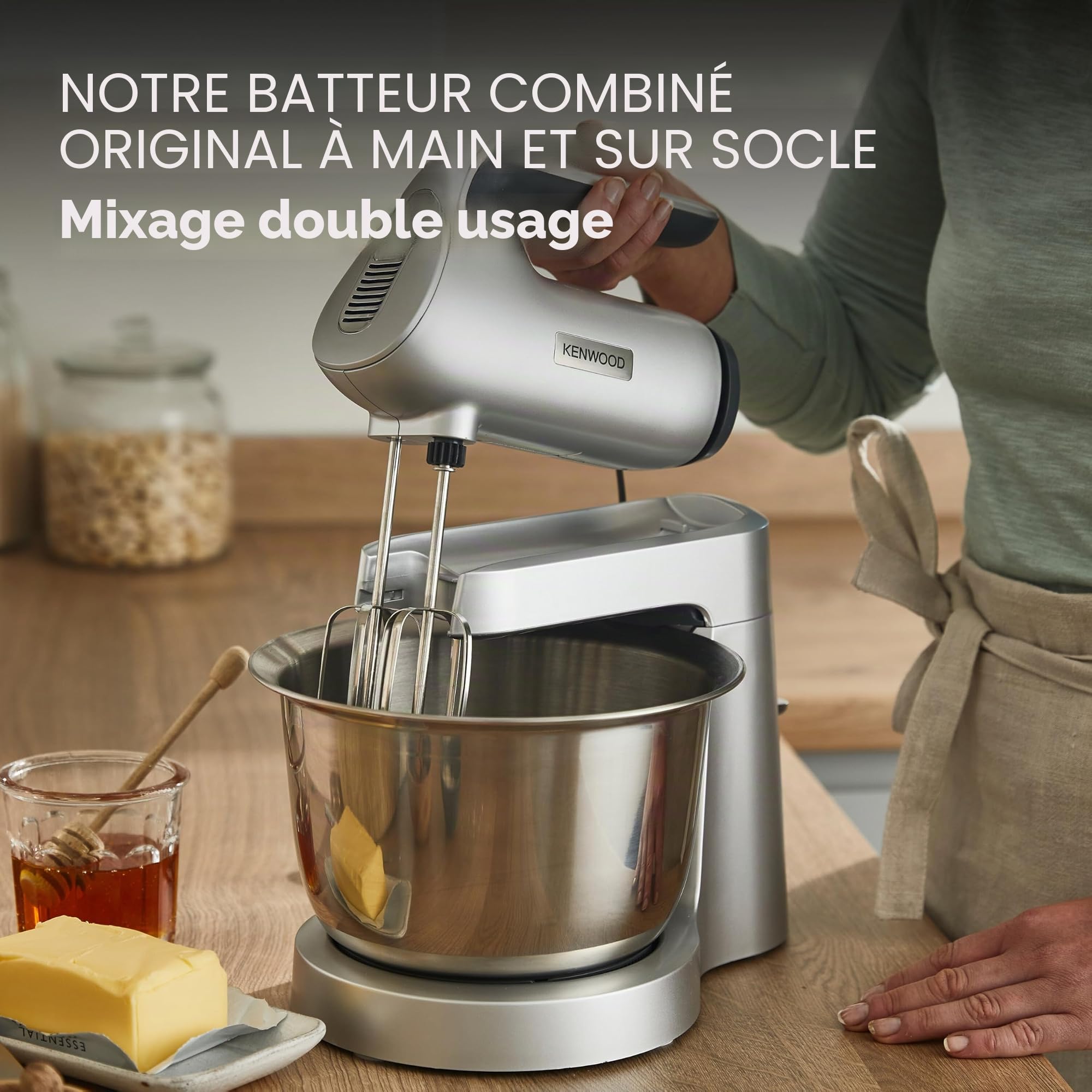 Batteur HMP54.000SI Batteur Chefette, Argent