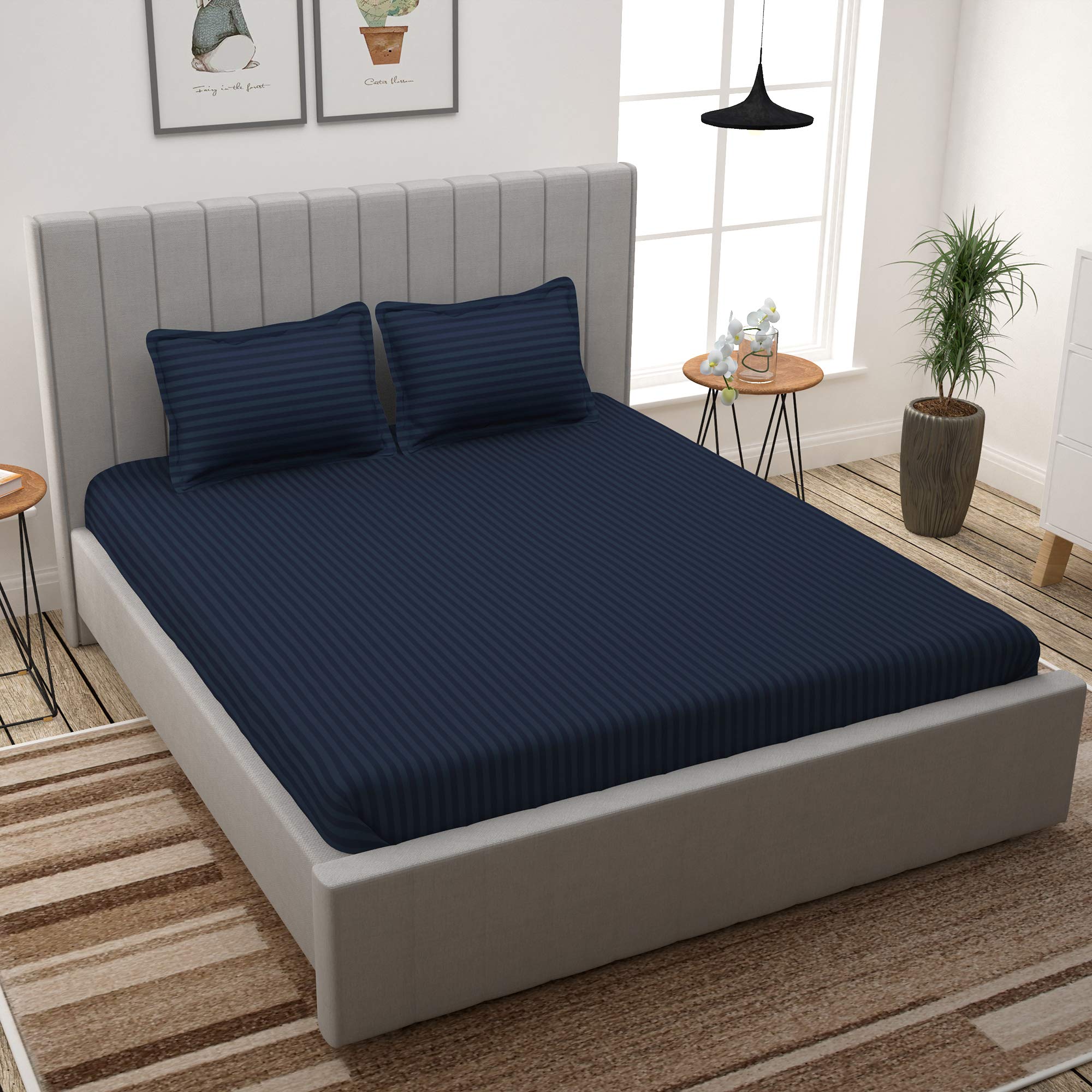 Story@Home King Size Cotton Bedsheet Set -16 Story@Home King Size Cotton Bedsheet Set -16