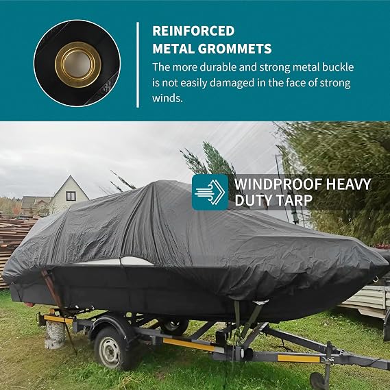 TARPAL tarp 8x10 and 10x20 20mil Super Heavy Duty Tarps Tarp Waterproof UV Protection Rip and Tear Proof Tarpaulin with Grommets(Grey/Brown).