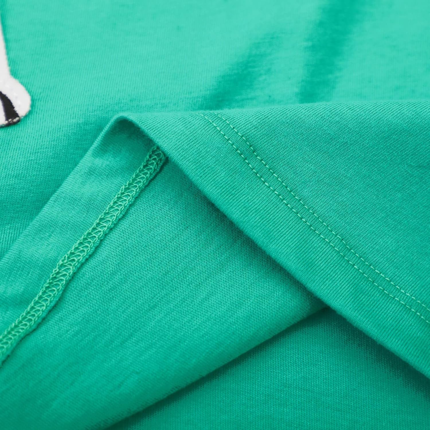 HILEELANG Toddler Little Girls Short Sleeve Dresses Easter Summer Cotton Casual Basic Jersey Shirt Sundress - Image 6