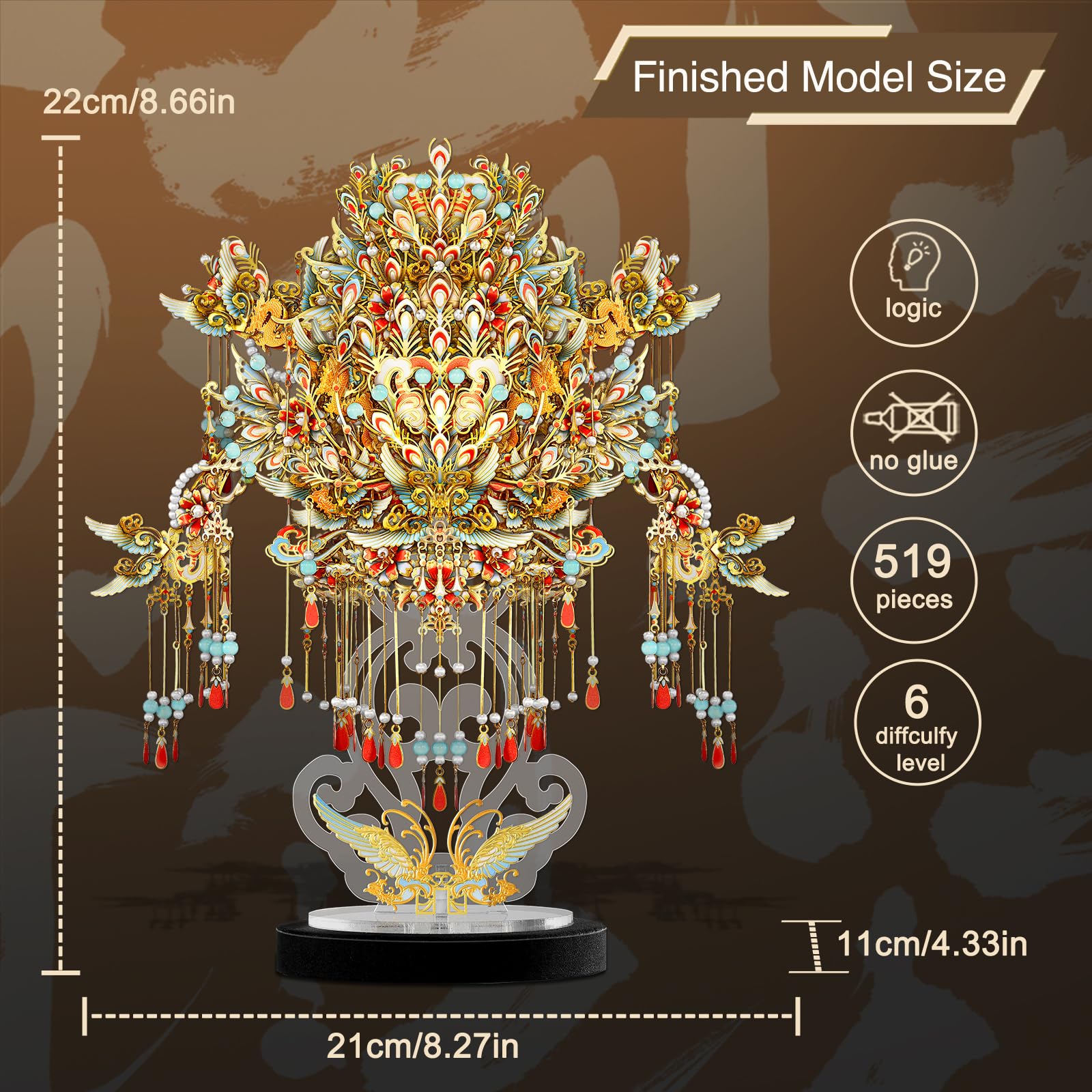 Amazon.co.jp: Piececool ステンレススチール 3Dパズル 古代中国