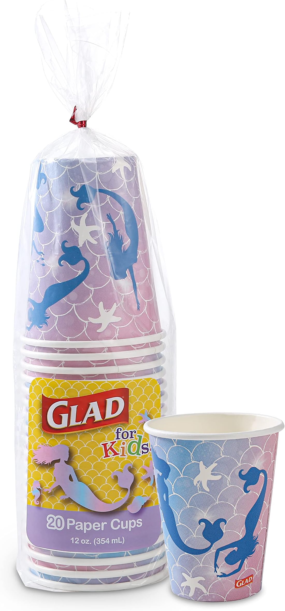 Amazon.com: Sunnychicc 200 Pcs Snow Cone Cups Mermaid Party Supplies 4. ...