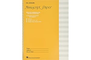 Standard Wirebound Manuscript Paper Green Cover