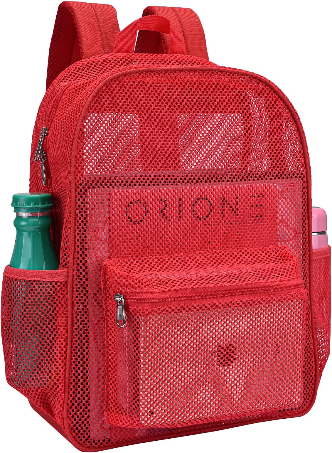 Heavy Duty Mesh Backpacks for Adults, See Through Backpack Diving Backpack with Adjustable Straps, Swimming, Fitness, Sports, Carry Portable Oxygen Concentrators (Large)