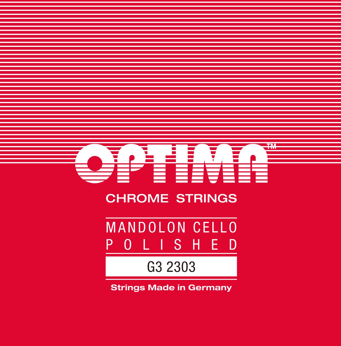 OPTIMA Mandocello String Red 3G (2 Pieces) No. 2303