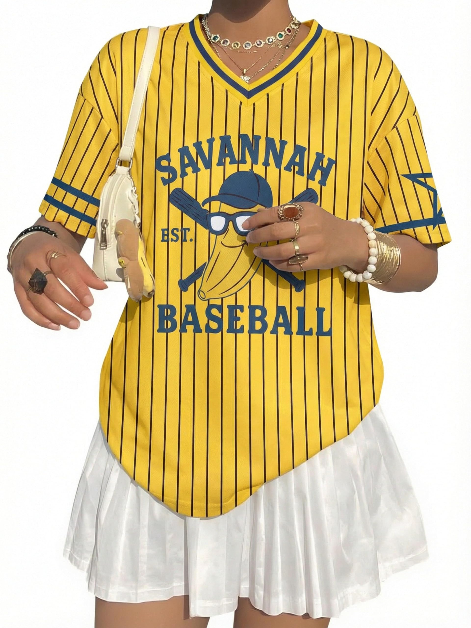 Baseball Jersey Shirts for Women - Baseball Savannahv T-Shirts Funny Game Day Fan Clothes Tops