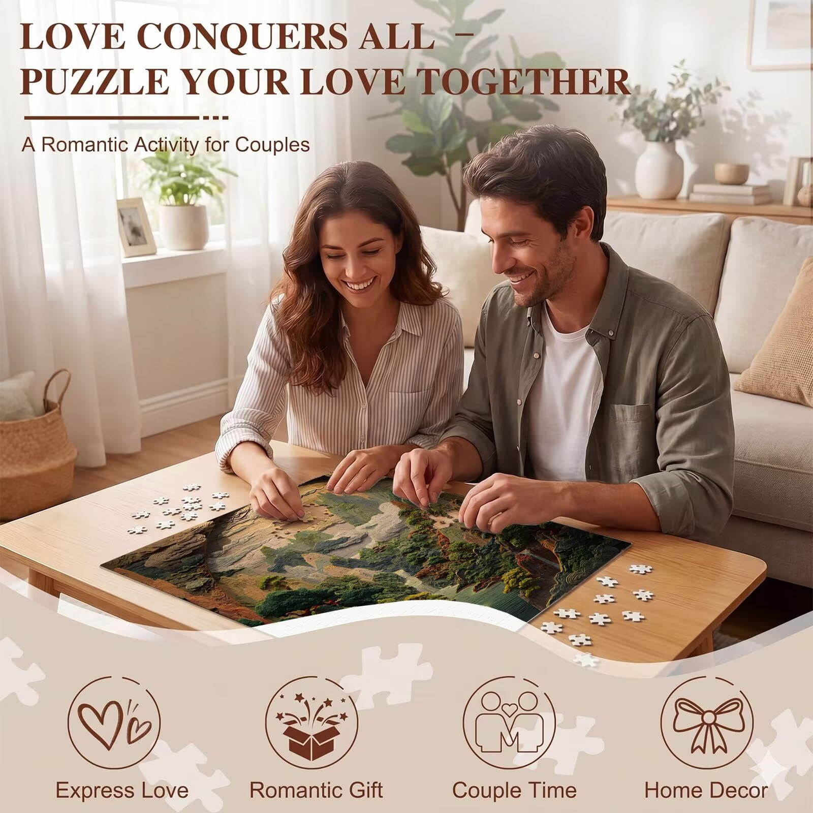 Puzzle 6000 Pezzi Classici, Puzzle paesaggio statua 179 x 105 cm, Gioco Educativo e Antistress in Legno con Poster Incluso, Ttività DIY per Famiglia, Regalo per Appassionati, Decor Parete Casa, f0-504